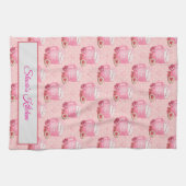 Valentine's Pink & White Coffee Mug    キッチンタオル (横)