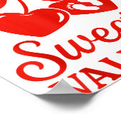 Valentines Pregnancy Announcement Growing Sweetest ポスター (角)