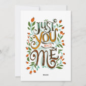 Valentine's Rose heart シーズンカード (裏面)