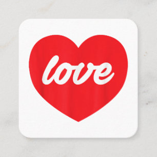 Valentines Shirt - Valentines T shirts Men Wo スクエア名刺