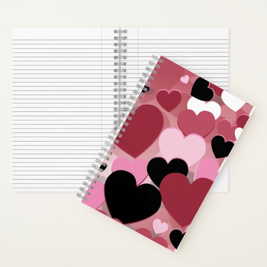Valentines Spiral Notebook ノートブック (内側)