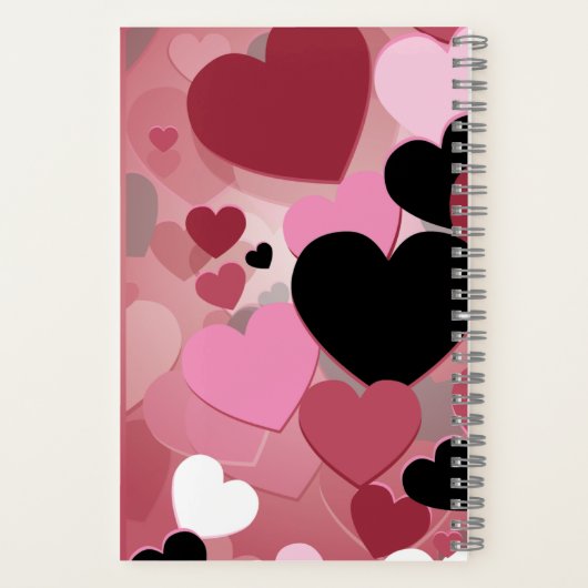 Valentines Spiral Notebook ノートブック (裏面)