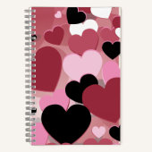 Valentines Spiral Notebook ノートブック (正面)