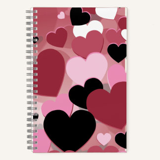 Valentines Spiral Notebook ノートブック