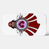 Valentines Star Burst iPadエアケース Case-Mate iPhoneケース (裏面 (横))