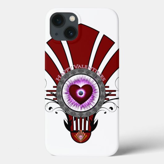 Valentines Star Burst iPadケース Case-Mate iPhoneケース (裏面)