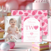 Valentines Sweetheart Candy Birthday Party 招待状