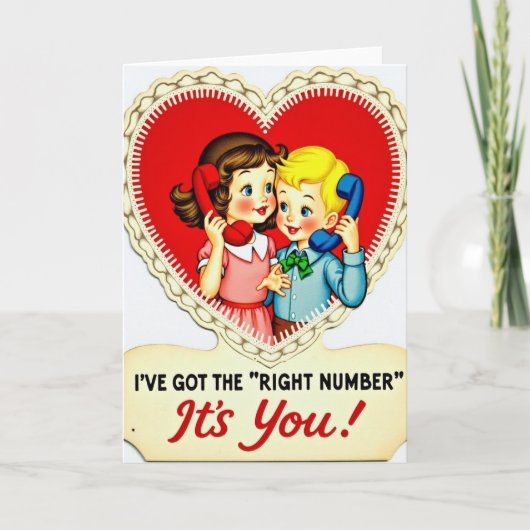 Valentines Sweethearts Phone Card カード (正面)