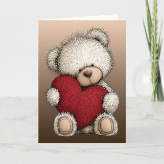 Valentines Teddy Bear カード