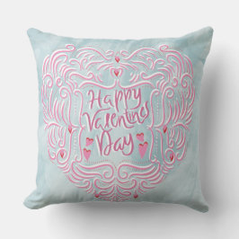 Valentines throw pillow  クッション