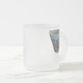 valentines tick tok  toe mug フロストグラスマグカップ (正面右)