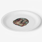 Valentines Till Death Do Us Part Classic Look ペーパープレート (アングル)