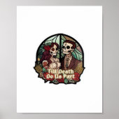 Valentines Till Death Do Us Part Classic Look ポスター (正面)