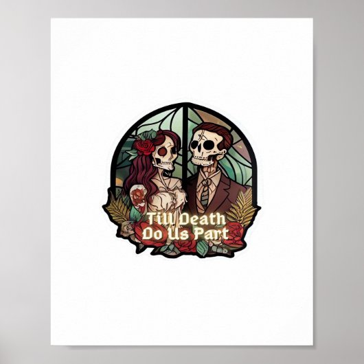 Valentines Till Death Do Us Part Classic Look ポスター (正面)