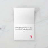 Valentines, to 結婚した Friendあいさつ最高のきカード カード (内部)