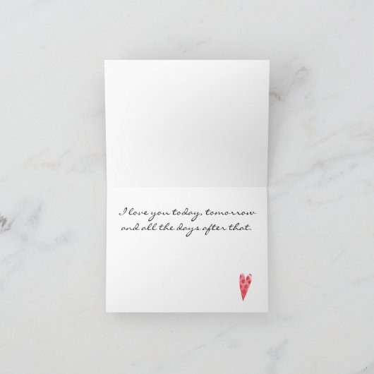 Valentines, to 結婚した Friendあいさつ最高のきカード カード (内部)