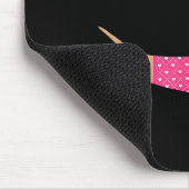 Valentines Weiner Daschund Doxie In Dog Dress  マウスパッド (コーナー)