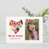 Valentines You Are So Sweet Candyハート写真Holi シーズンカード (スタンド正面)