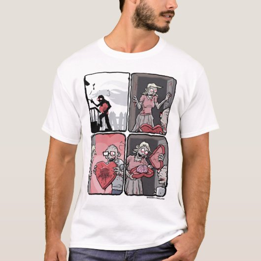 Valentines zombie tシャツ (正面)