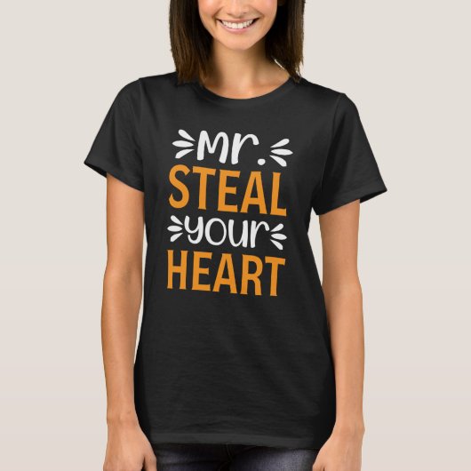 Valentineu2019s Day Mr Steal Your Heart Tシャツ (正面)