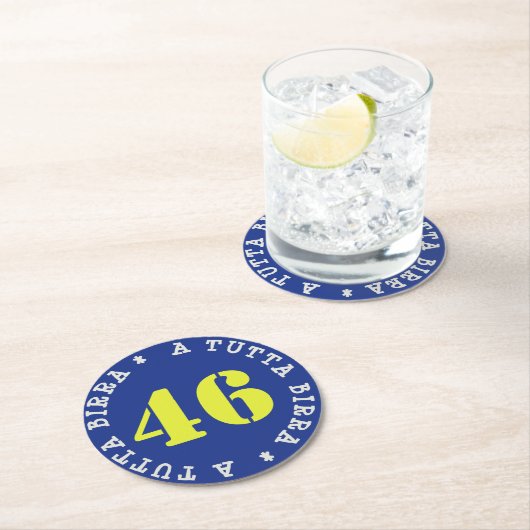 VALENTINO A TUTTA BIRRA - SOTTOBICCHIERI - ラウンドペーパーコースター (インサイチュ)