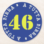 VALENTINO A TUTTA BIRRA - SOTTOBICCHIERI - ラウンドペーパーコースター (正面)