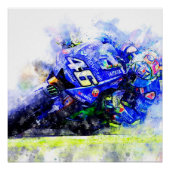 Valentino Rossi ポスター (正面)