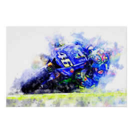 Valentino Rossi ポスター