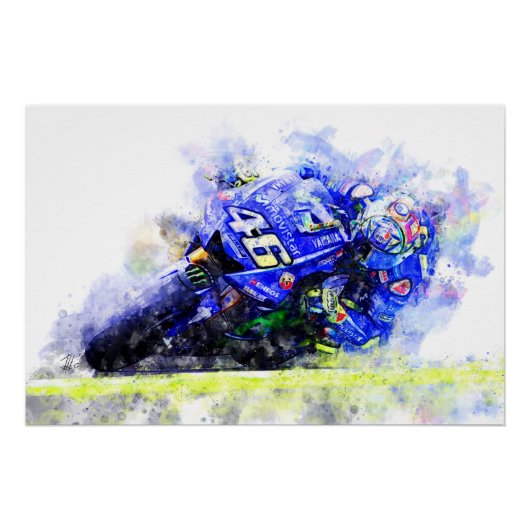 Valentino Rossi ポスター (正面)