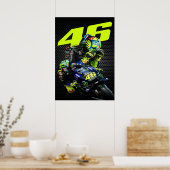 valentino rossi, moto gp legend,    the doctor 46, ポスター (キッチン)