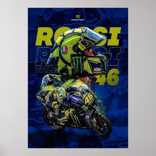 valentino rossi, moto gp legend,    the doctor 46, ポスター (正面)