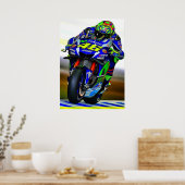 valentino rossi, moto gp legend,    the doctor 46, ポスター (キッチン)