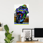 valentino rossi, moto gp legend,    the doctor 46, ポスター (ホームオフィス)