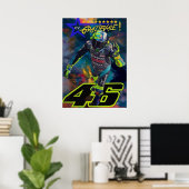 valentino rossi, moto gp legend,    the doctor 46, ポスター (ホームオフィス)