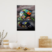 valentino rossi, moto gp legend, the doctor 46, ポスター (キッチン)