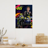 valentino rossi, moto gp legend,    the doctor 46, ポスター (キッチン)