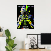 valentino rossi, moto gp legend,    the doctor 46, ポスター (ホームオフィス)