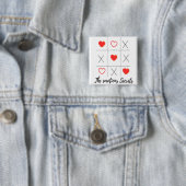 VALENTINS DAY Square button WITH GREAT VIBE 缶バッジ (インサイチュ)