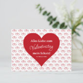 Valentinskarte: zwei rote Herzen - (スタンド正面)