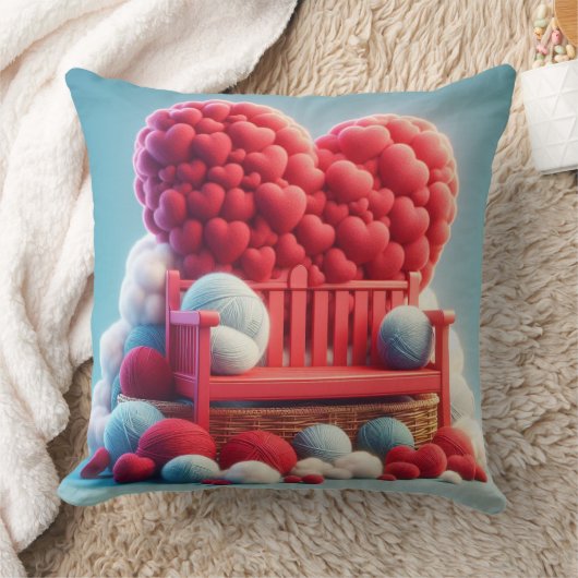 Valentinstag personalisierbares  クッション (ブランケット)