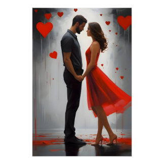 Valentinstag Zeit für Liebe ポスター