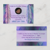 Valerieの羽によっては名刺が飛びます 名刺 (正面/裏面)