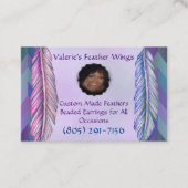 Valerieの羽によっては名刺が飛びます 名刺 (正面)