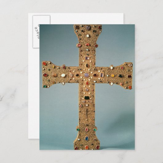 Valesseの大修道院のReliquaryの十字 ポストカード (正面/裏面)