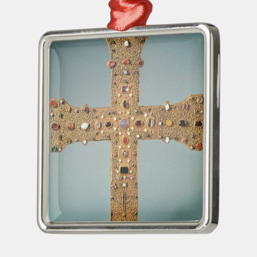 Valesseの大修道院のReliquaryの十字 メタルオーナメント (左)