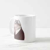 VALET CAT ホワイトマグカップ コーヒーマグカップ (正面左)