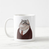 VALET CAT ホワイトマグカップ コーヒーマグカップ (左)