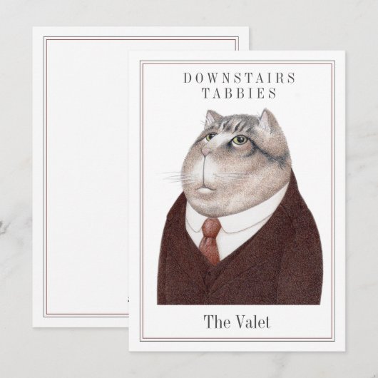 VALET CAT 4.5x6.25フラットカード+文字 シーズンカード (正面/裏面)