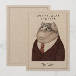 VALET CAT 4.5x6.25フラットカード+文字(Kraft上) シーズンカード