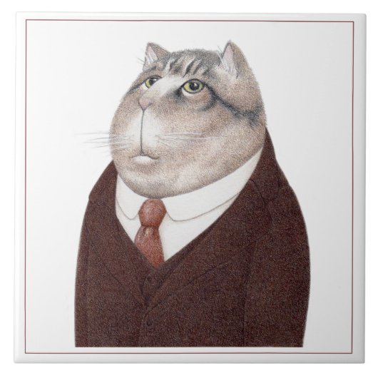 VALET CAT 6"角セラミックタイル タイル (正面)